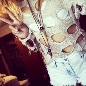 Holy Distressed Sweater